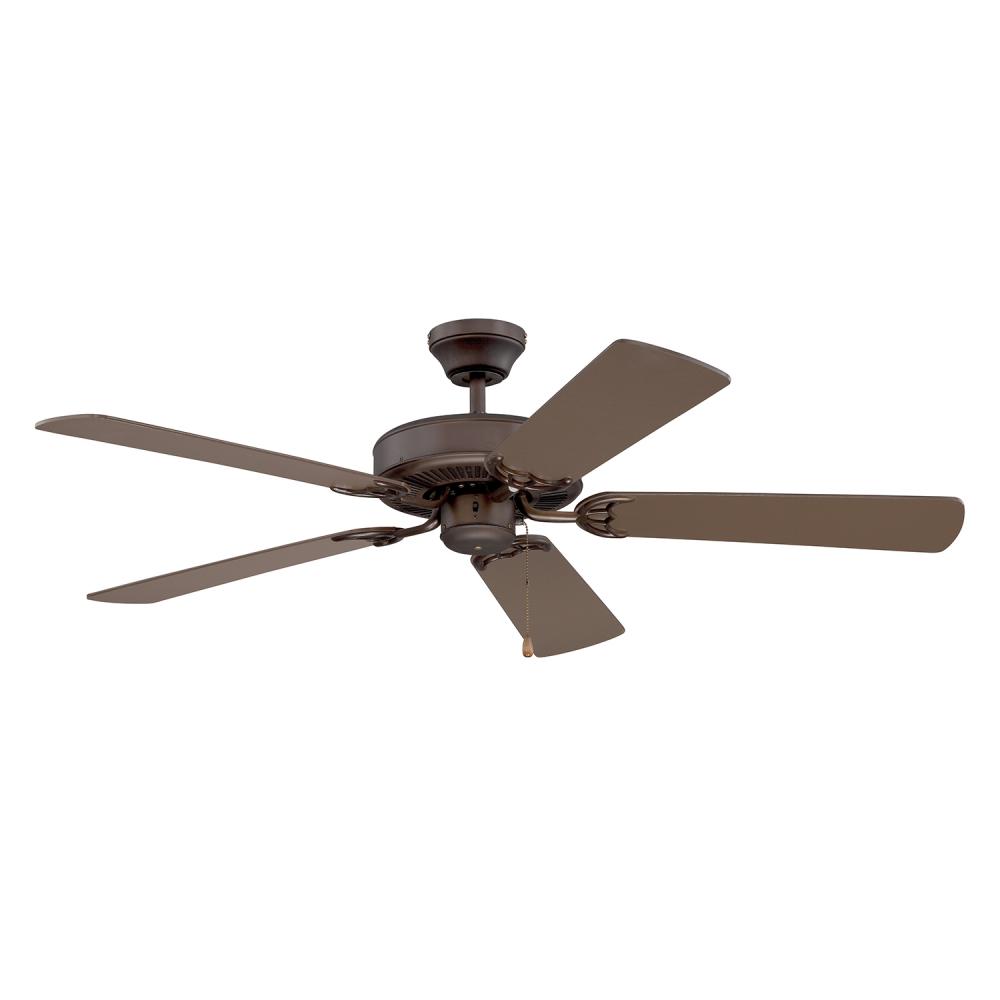 Builder's Choice 52 in. Oil Rubbed Bronze Ceiling Fan