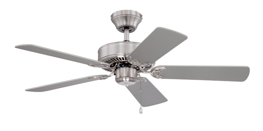 Builder's Choice 42 in. Satin Nickel Ceiling Fan