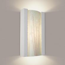 A-19 RE101-WG-WF-WET - Meadow Wall Sconce White Gloss and White Frost (Outdoor/WET Location)