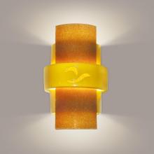 A-19 RE121-SY-TG-WET - South Beach Wall Sconce Sunflower Yellow and Tangelo (Outdoor/WET Location)