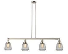 Innovations Lighting 214-PN-G142-LED - Chatham - 4 Light - 51 inch - Polished Nickel - Stem Hung - Island Light