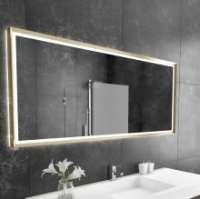 Paris Mirrors OPERX70303000-GLD - Opera Gold Framed LED Mirror (Frontlit and Backlit)