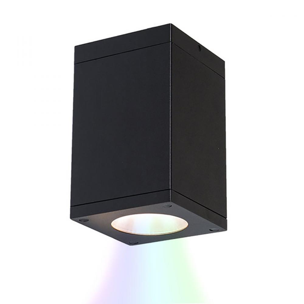 Cube Architectural 5" LED Color Changing Flush Mount