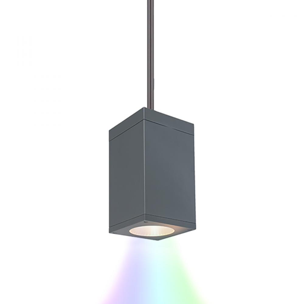 Cube Architectural 5" LED Color Changing Pendant