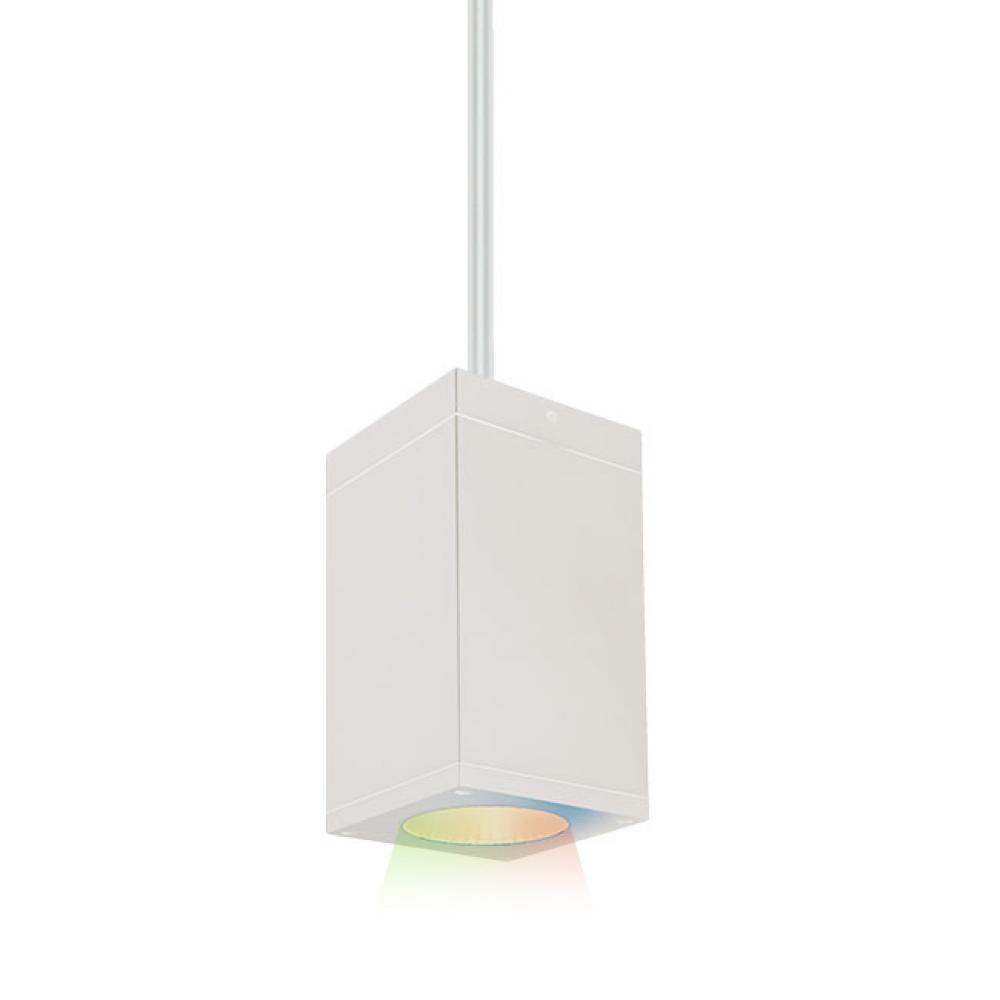 Cube Architectural 5" LED Color Changing Pendant