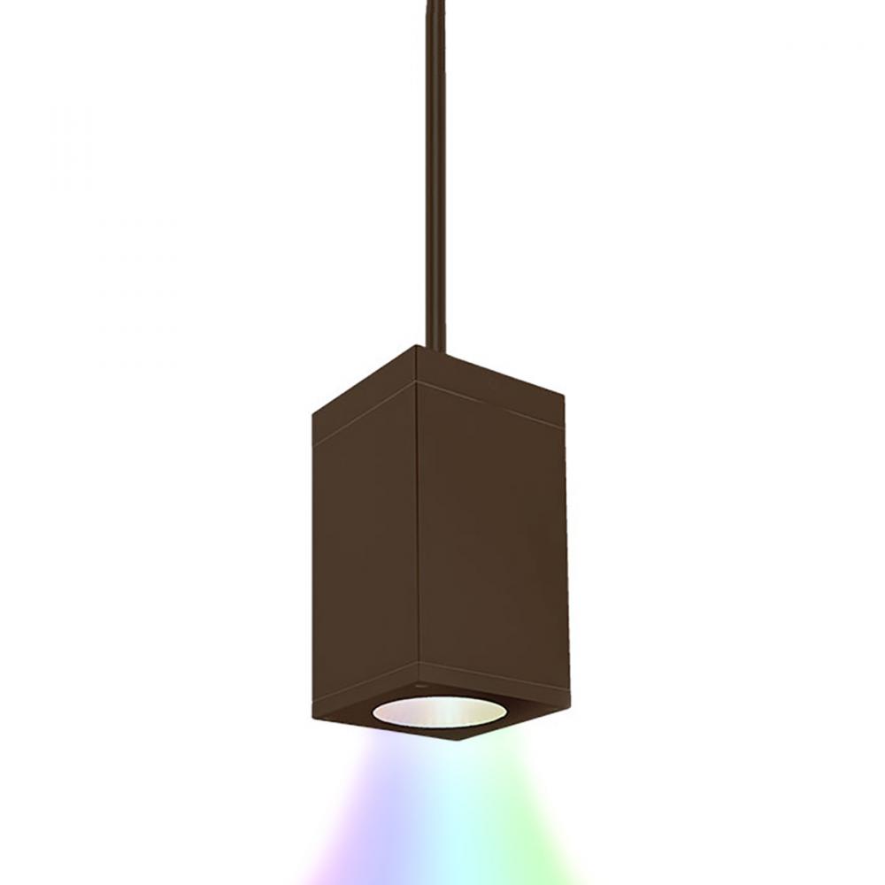 Cube Architectural 5" LED Color Changing Pendant