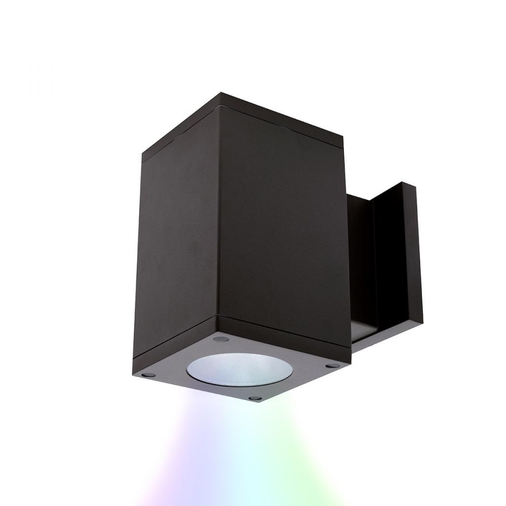 Cube Architectural 5" LED Color Changing Wall Light