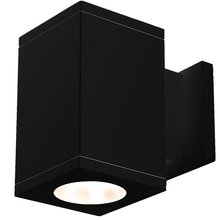 WAC Integrator Tier 1 DC-WS06-F840B-BK - Cube Architectural Wall Sconce