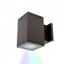 WAC Integrator Tier 1 DC-WS05-FA-CC-BZ - Cube Architectural 5" LED Color Changing Wall Light